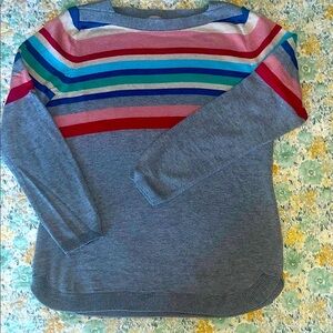 Talbots Boatneck Cotton Blend Sweater Sz S